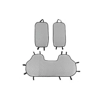 Rear seat covers (set, Grey with grey stitching) photo 1