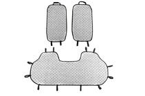 Rear seat covers (set, Beige with black stitching) photo 3