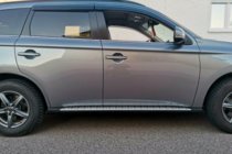 Mitsubishi Outlander 2012-2021 Side Steps OEM V1 (2 pcs, Aluminum) photo 1