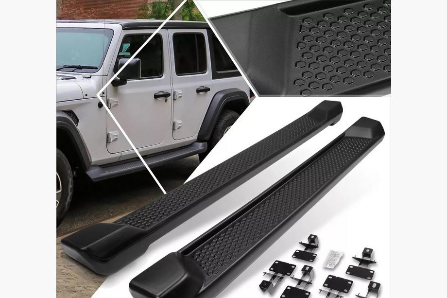 Jeep Wrangler 2018- Side Steps OEM V2 (for five-door, 2 pcs) Image