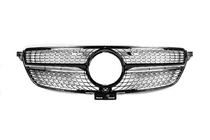 Mercedes GLE/ML сlass W166 2011-2018 Tuning Grille Diamond Black (GLE) Without Camera photo 2