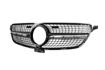 Mercedes GLE/ML сlass W166 2011-2018 Tuning Grille Diamond Black (GLE) Without Camera photo 3