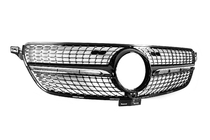 Mercedes GLE/ML сlass W166 2011-2018 Tuning Grille Diamond Black (GLE) Without Camera photo 4