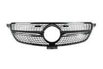 Mercedes GLE/ML сlass W166 2011-2018 Tuning Grille Diamond Black (GLE) Without Camera photo 6