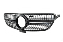 Mercedes GLE/ML сlass W166 2011-2018 Tuning Grille Diamond Black (GLE) Without Camera photo 7
