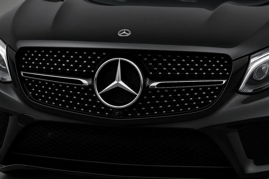 Mercedes GLE/ML сlass W166 2011-2018 Tuning Grille Diamond Black (GLE) Without Camera Image