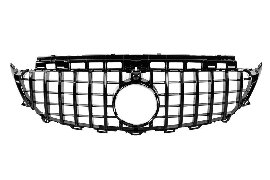 Mercedes E-class W213 2016-2023 Front Grille GT Panamericana Black (for Avantgarde/AMG-Line/E43 AMG/E53 AMG 2016-2020) Photo 2