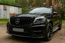 Mercedes GL/GLS class X166 2012-2019 GT Panamericana Black front grille (for GL High) photo 1