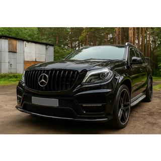 GT Panamericana Black front grille (for GL High) Mercedes GL/GLS сlass X166 2012-2019 photo 1
