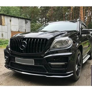 GT Panamericana Black front grille (for GL High) Mercedes GL/GLS сlass X166 2012-2019 photo 3