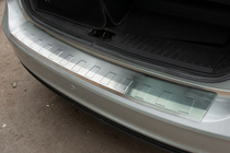 Ford C-Max/Grand C-Max 2010-2019 Rear Bumper Protector OmsaLine (Stainless Steel) photo 1