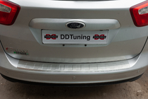 Ford C-Max/Grand C-Max 2010-2019 Rear Bumper Protector OmsaLine (Stainless Steel) photo 2