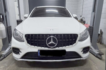 Mercedes GLC X253 2015-2022 Front Grille GT Panamericana Black (2015-2019) photo 3