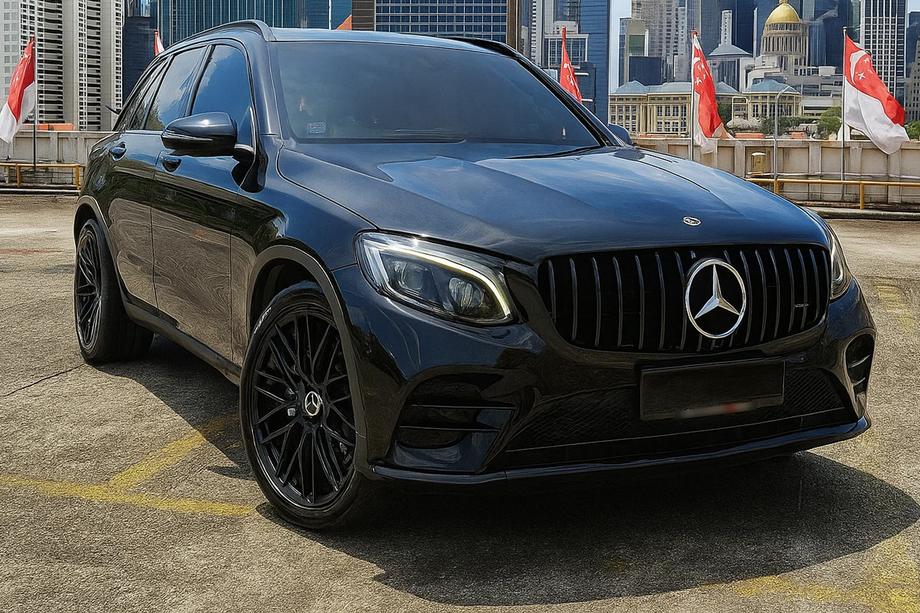 Mercedes GLC X253 2015-2022 Front Grille GT Panamericana Black (2015-2019) Image
