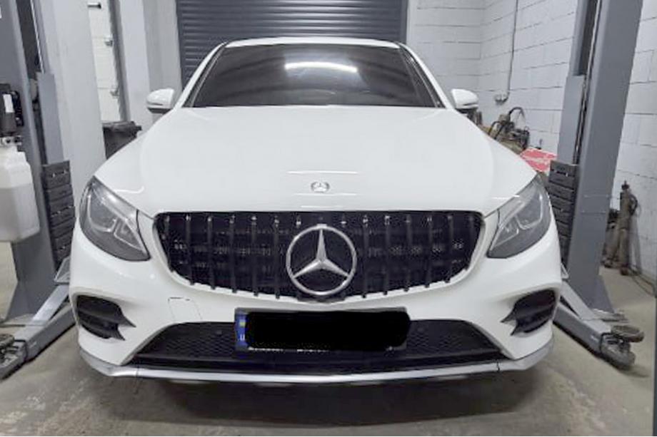 Mercedes GLC coupe C253 2016-2023 Front Grille GT Panamericana Black (for 2015-2019) Photo 3