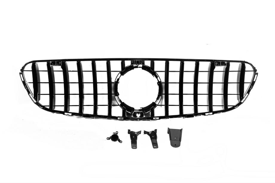 Mercedes GLC coupe C253 2016-2023 Front Grille GT Panamericana Black (for 2015-2019) Photo 6