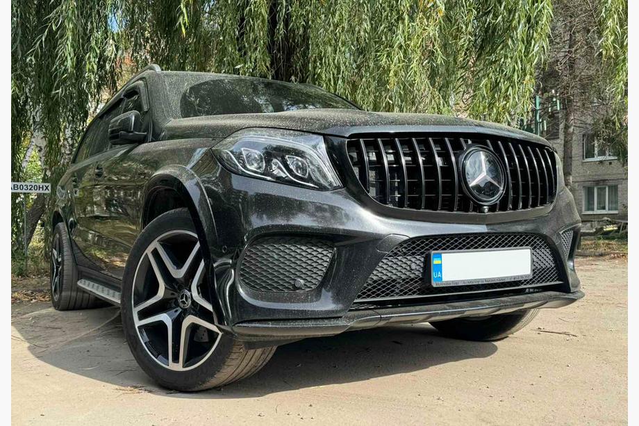 Mercedes GL/GLS class X166 2012-2019 Front Grille GT Panamericana Black (for GLS) Image