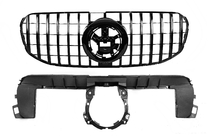 Mercedes GLS X167 2019- Front Grille 2019-2023 (GT Panamericana Black) photo 4