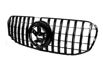 Mercedes GLS X167 2019- Front Grille 2019-2023 (GT Panamericana Black) photo 5