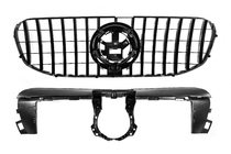 Mercedes GLS X167 2019- Front Grille 2019-2023 (GT Panamericana Black) photo 10