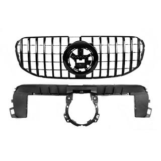 Front Grille 2019-2023 (GT Panamericana Black) Mercedes GLS X167 2019- photo 4