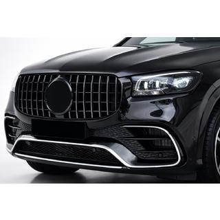 Front Grille 2019-2023 (GT Panamericana Black) Mercedes GLS X167 2019- photo 2