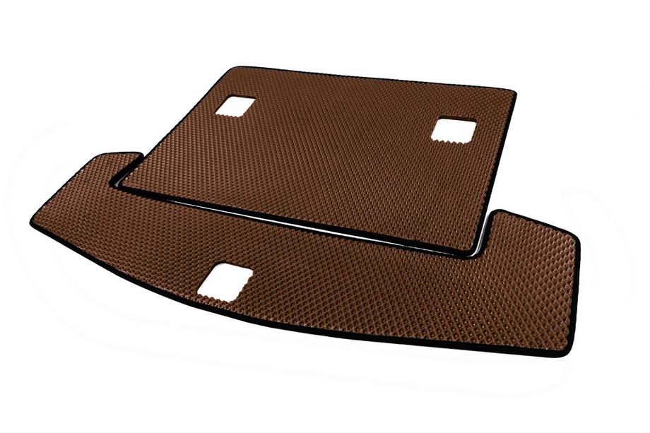 Chevrolet Captiva 2006-2019 EVA Trunk Mat (7-Seater, Brown) Photo 2