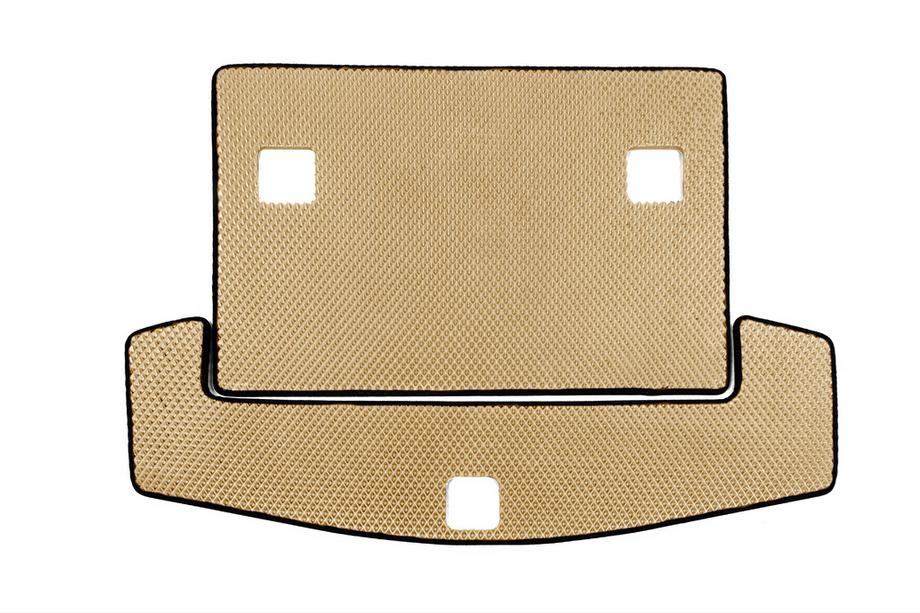 Chevrolet Captiva 2006-2019 EVA Trunk Mat (7-Seater, Beige) Image