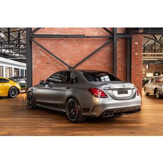 Rear Diffuser with Tips Silver (C63 Design 2018-2021) photo 1