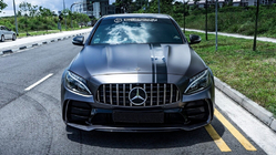 Mercedes C-class W205 2014-2021 Front bumper assembly (C63 GT design) photo 2