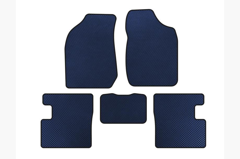 BYD F3 2005-2013 EVA Floor Mats (SD, Blue) Image