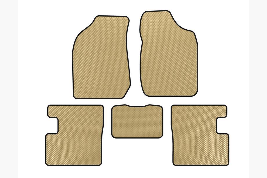 BYD F3 2005-2013 EVA Floor Mats (SD, Beige) Image