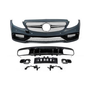 Body kit with diffuser for Coupe (AMG C63-design 2014-2018) Mercedes C-class W205 2014-2021 photo 1