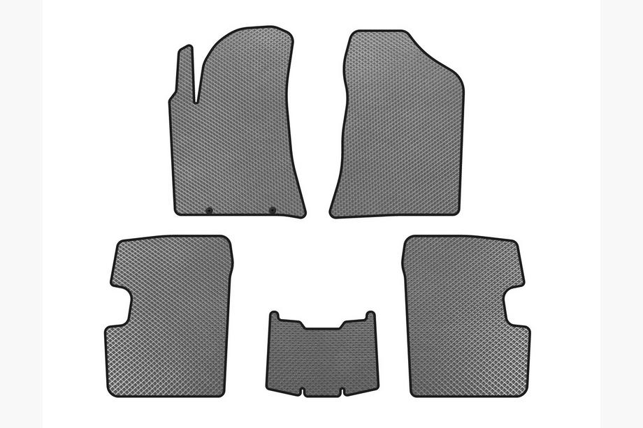 BYD F3 2013-2015 EVA Floor Mats (SD, Gray) Image