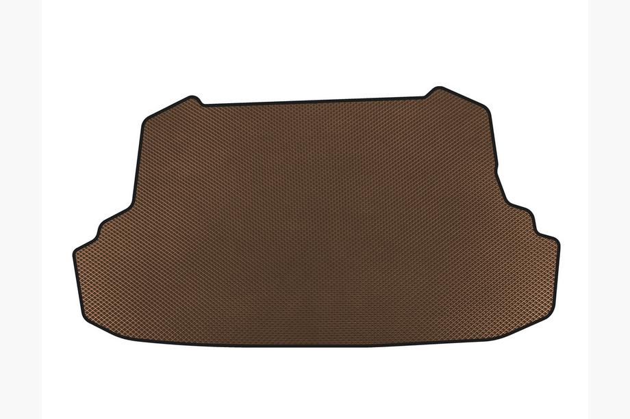 BYD F3 2013-2015 EVA Trunk Mat with Cutout for Gas Cylinder, SD, Brown Image