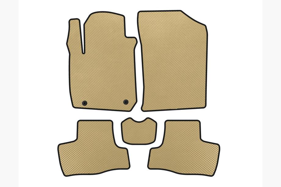 BYD F0 2008-2014 EVA Floor Mats (Beige) Image