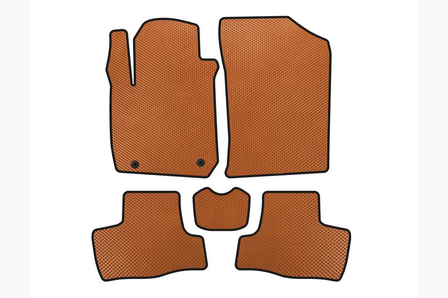 BYD F0 2008-2014 EVA Floor Mats (Orange) Image