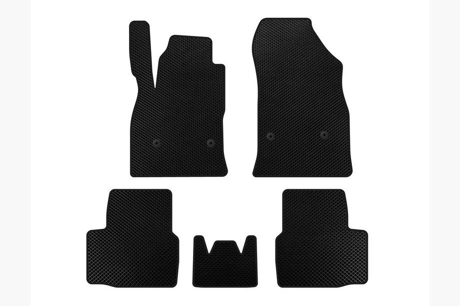 Chevrolet Cruze 2016-2019 EVA Floor Mats (SD, Black) Image