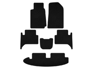 Chevrolet Trailblazer 2012-2019 Textile Floor Mats Premium (3 Rows, Black) photo 1