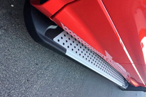 Ford Kuga/Escape 2013-2019 Side Steps Allmond Grey (2 pcs, Aluminum) With black trim on the doors photo 7