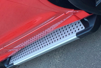 Ford Kuga/Escape 2013-2019 Side Steps Allmond Grey (2 pcs, Aluminum) With black trim on the doors photo 9