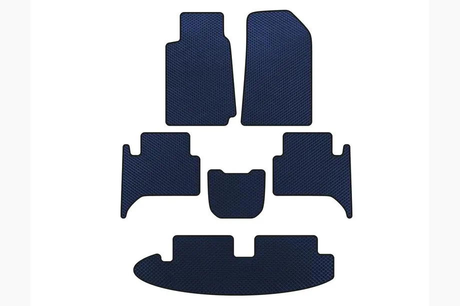 Chevrolet Trailblazer 2012-2019 EVA Floor Mats (3 Rows, Blue) Image