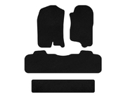 Chevrolet Tahoe 2007-2014 Textile Floor Mats Classic (3 Rows, 2007-2014, Black) photo 1
