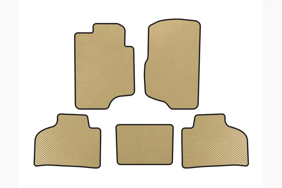 Chevrolet Silverado 2007-2013 EVA Floor Mats (Beige) Image