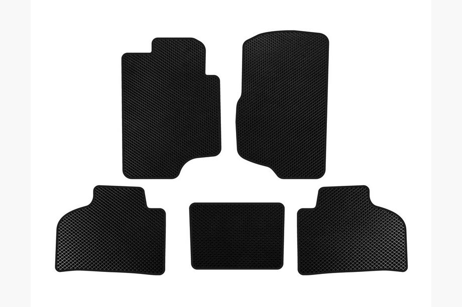Chevrolet Silverado 2007-2013 EVA Floor Mats (Black) Image