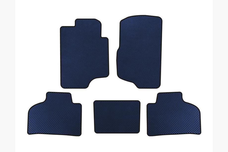 Chevrolet Silverado 2007-2013 EVA Floor Mats (Blue) Image