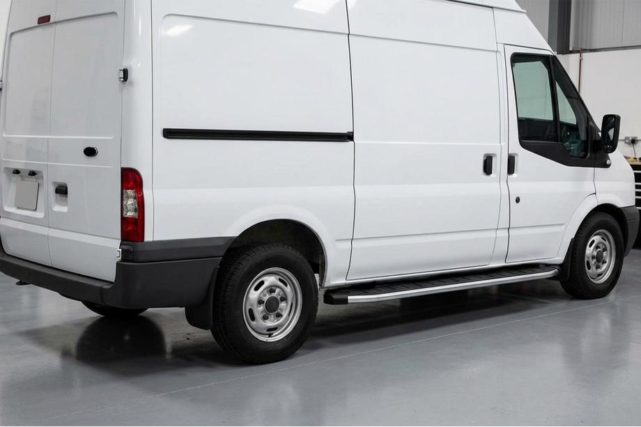 Ford Transit 2000–2014 Side Steps Fullmond (2 pcs, aluminum) Image