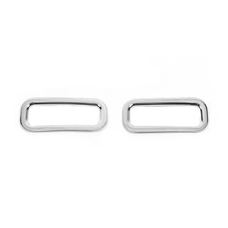 Rear reflector trim (2 pcs, stainless steel) Ford Custom 2013-2022 photo 2