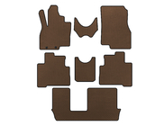 Mitsubishi Grandis 2003-2011 EVA Floor Mats (3 Rows, Brown) photo 1