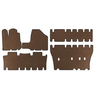 EVA Floor Mats (3 Rows, Brown)